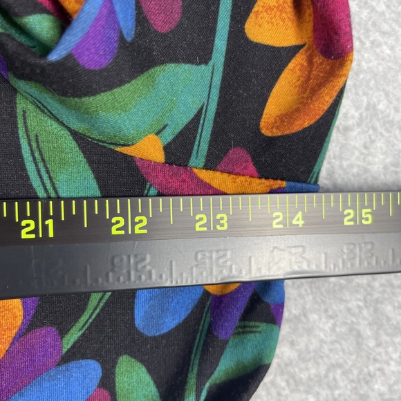 Popsy Floral Fit & Flare Dress Multi Floral Womens 22 US 18 Whimsical Artsy - Picture 7 of 11